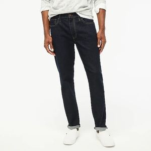 NWT - Men’s Jcrew selvedge straight fit flex leg jean 32/30 resin rinse